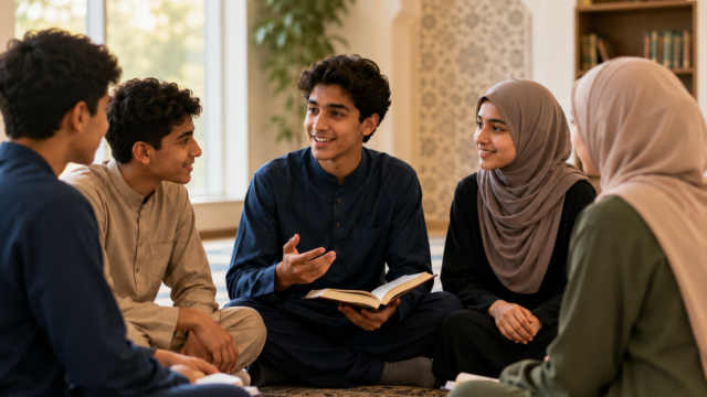 AMCC Youth Program — young people taking part in a community activity