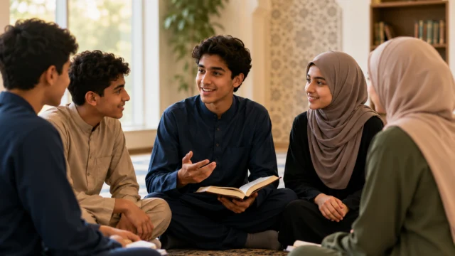 AMCC Youth Program — young people taking part in a community activity