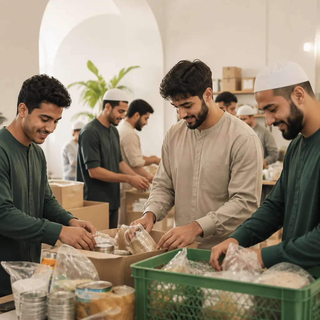 Brothers working together in community service that strengthens leadership and belonging.