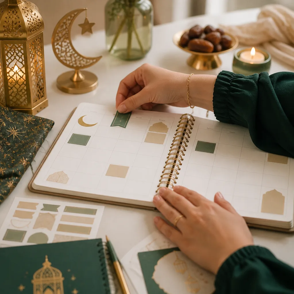 Planning an event schedule with an organized calendar approach