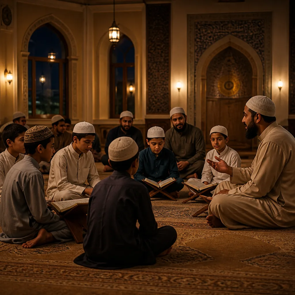Mentoring and community encouragement for Qur’an memorization milestones.