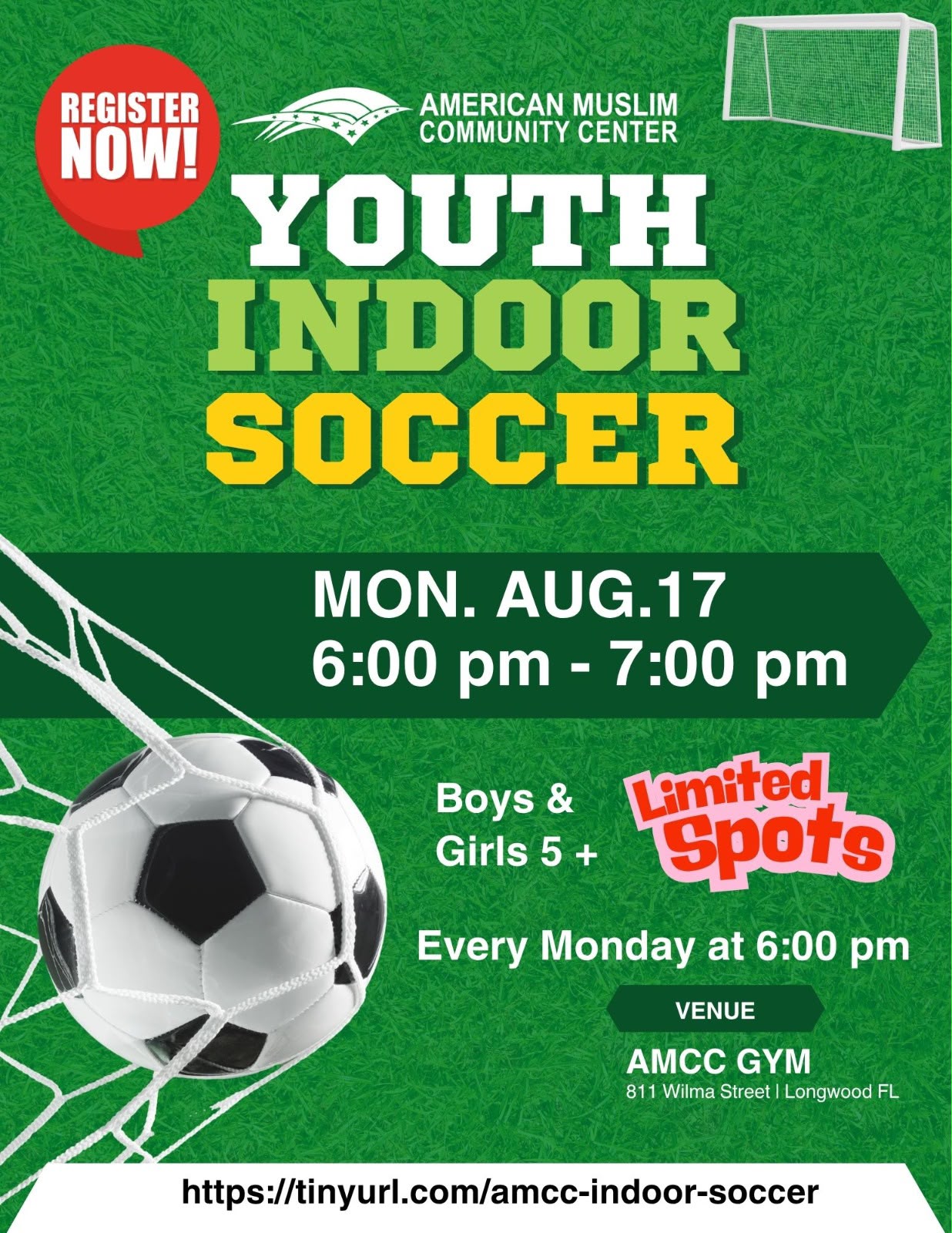 AMCC Indoor Soccer Program