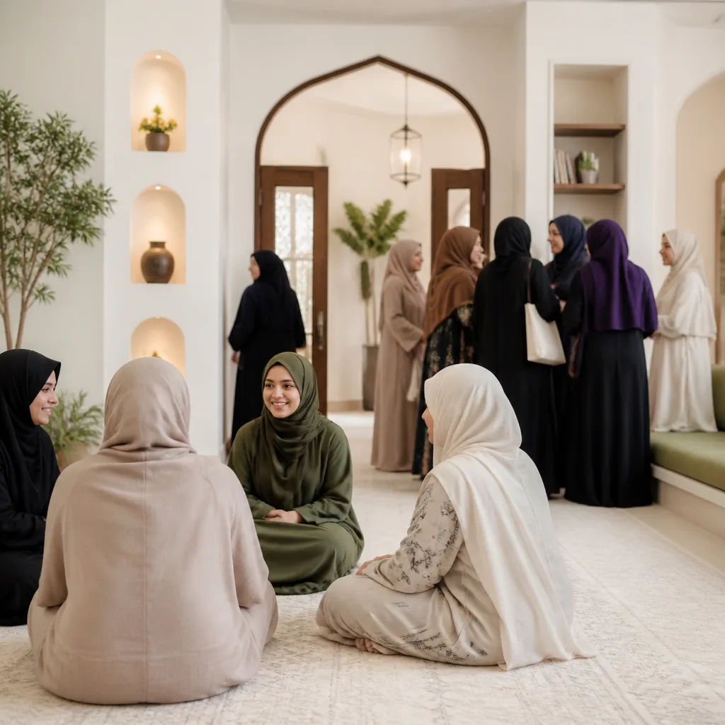 Sisters gathering in a welcoming AMCC-style community space