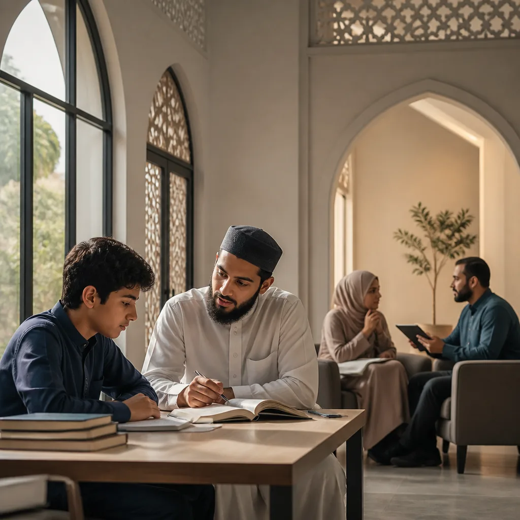A supportive community atmosphere where accountability and family involvement help teens stay consistent in Hifz