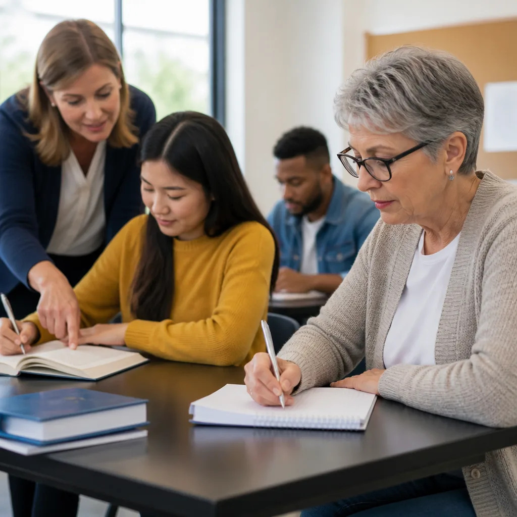 Age-diverse learners in a guided classroom environment