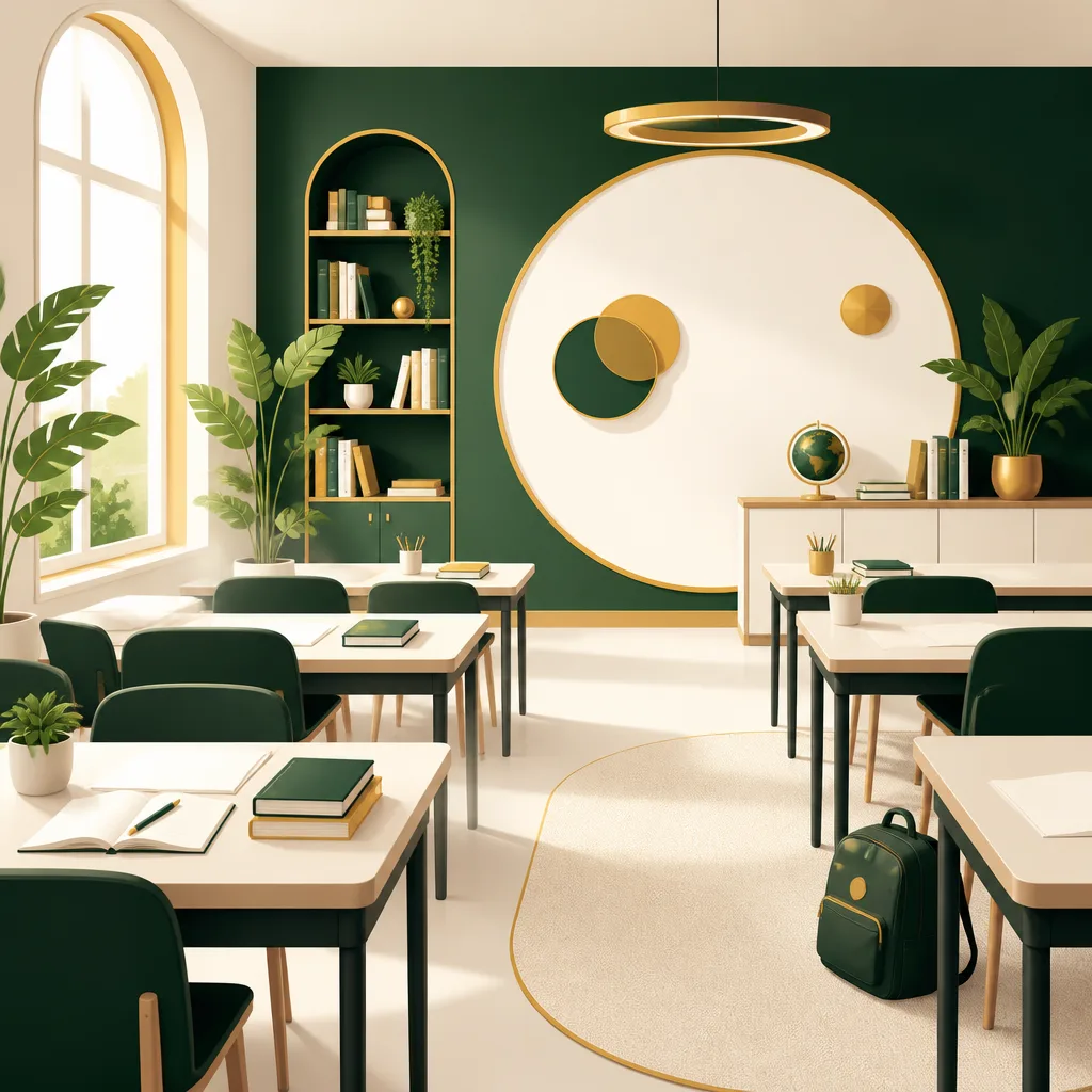 A calm and welcoming classroom space designed for safe, encouraging Islamic learning.