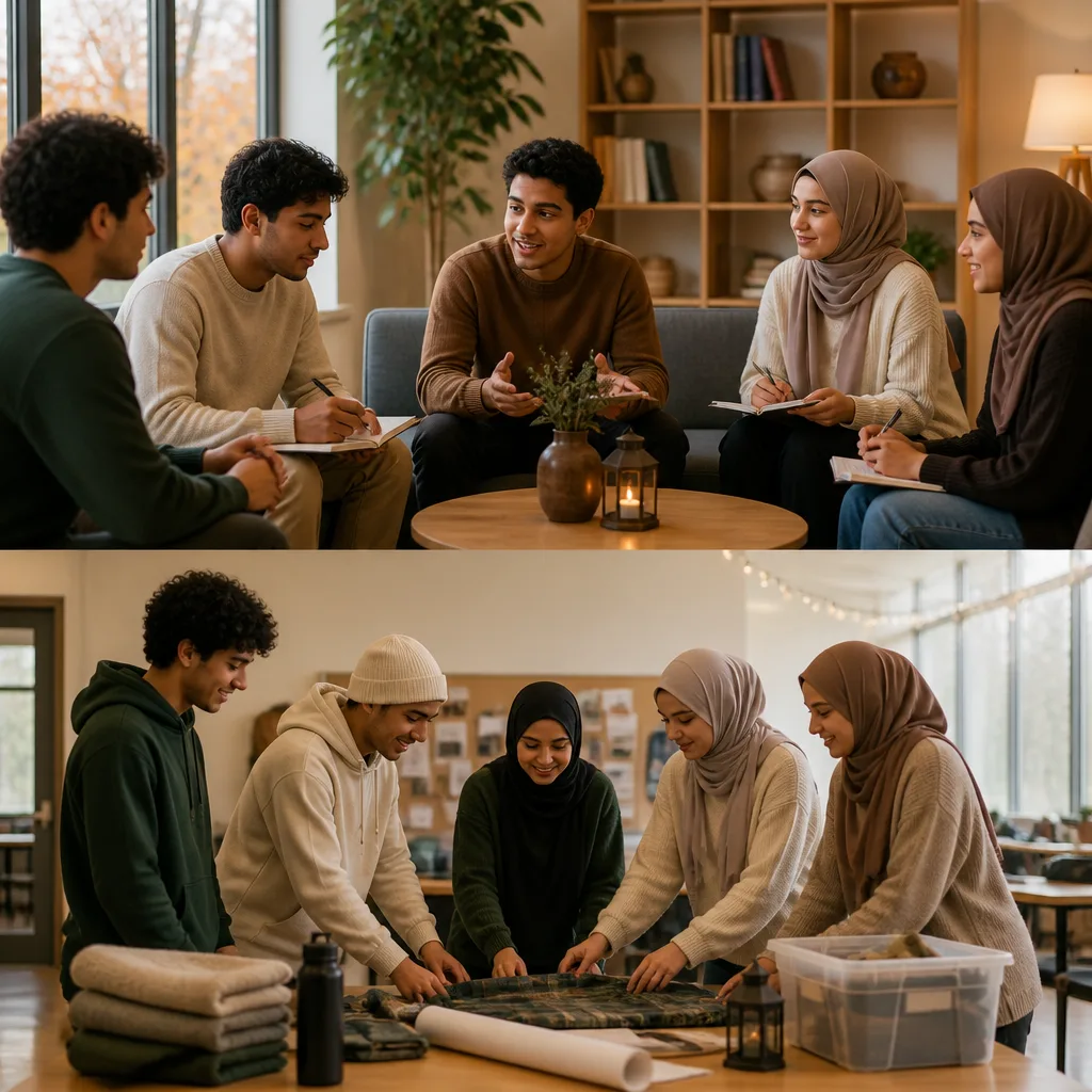 Muslim youth engaged in fall/winter learning and community activities