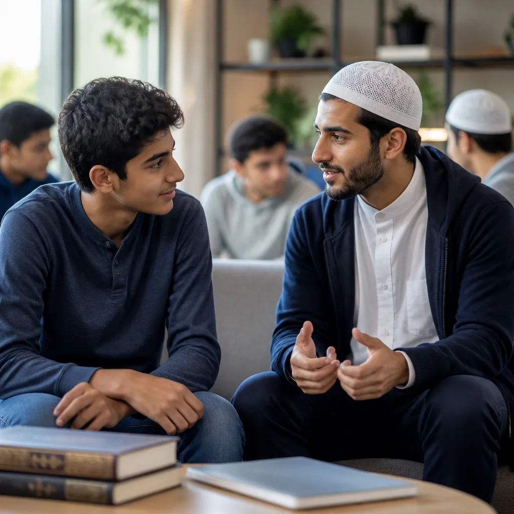 Welcoming community setting with youth mentorship atmosphere