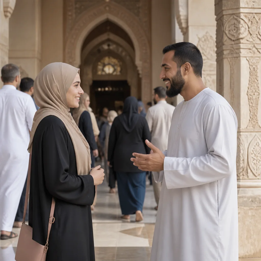 Welcoming atmosphere for first-time masjid visitors
