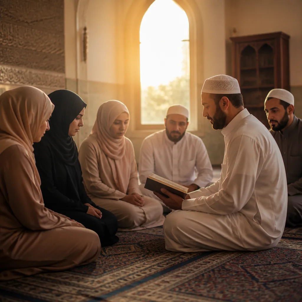 Community support environment for Muslim families during loss at AMCC