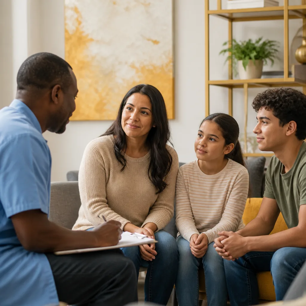 Compassionate community support in a bright nonprofit setting