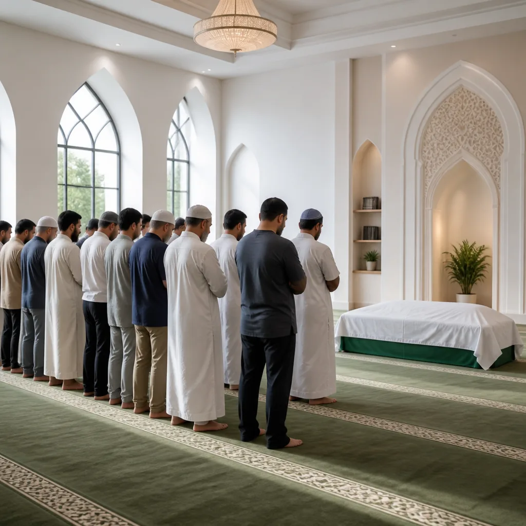 Janazah / funeral prayer support and a structured, respectful process