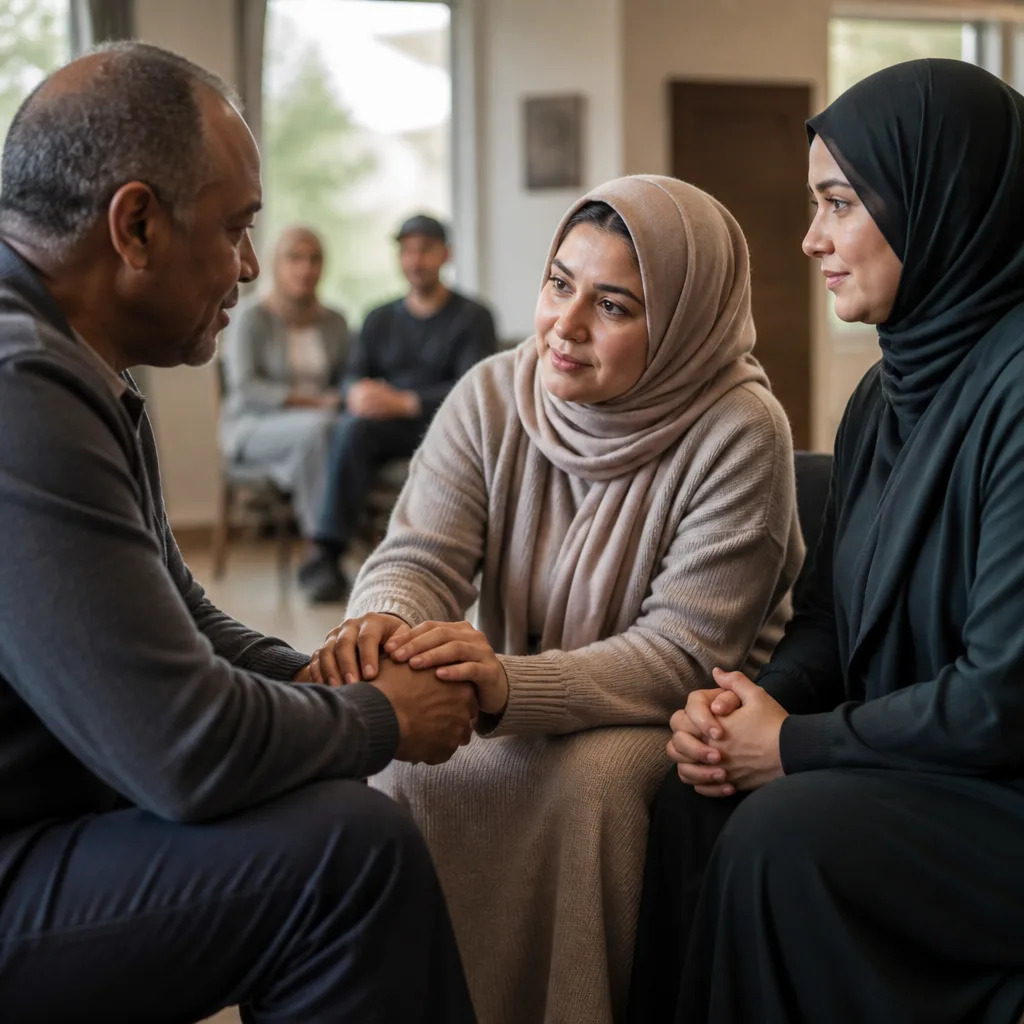 Compassionate support in a community setting for families
