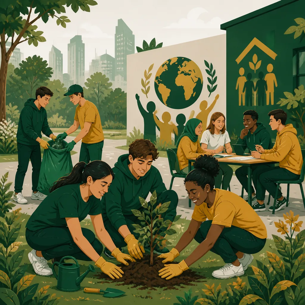 Youth leadership and responsible citizenship through service and community engagement at AMCC.